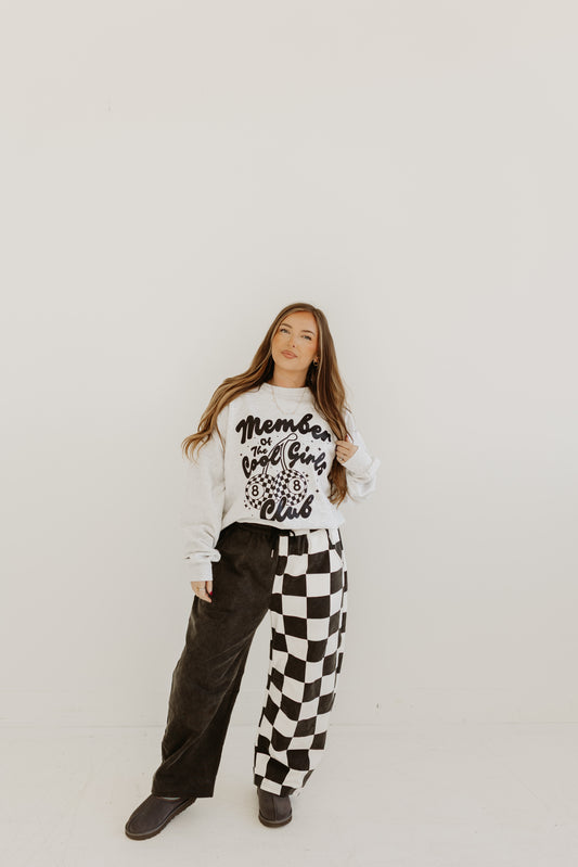 Cool Girls Club Sweatshirt (Ash Grey)