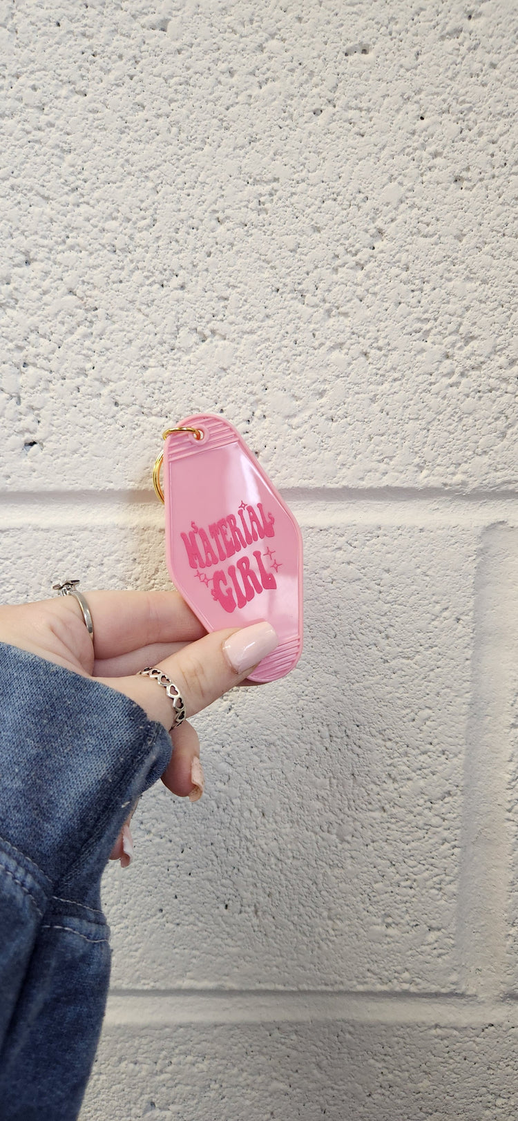 Material Girl Keychain