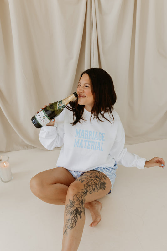 Marriage Material Crewneck Sweatshirt