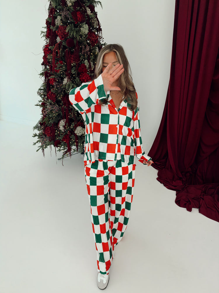 Holiday Checkmate Revamp Pants
