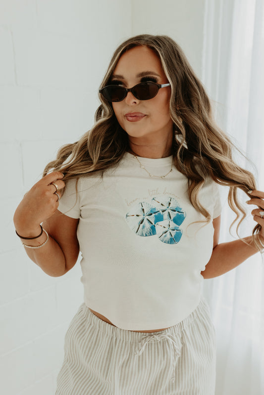 Sand Dollar Baby Tee