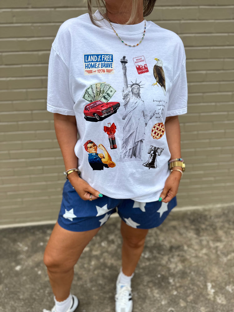 Navy + Stars Boxer Shorts