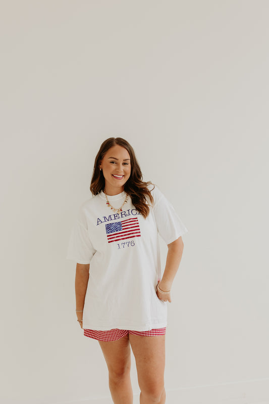 American Flag Tshirt