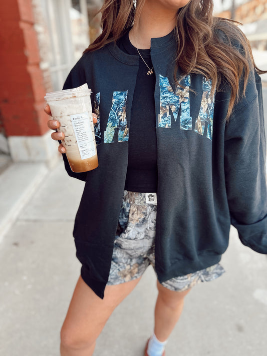 Grey MAMA Sweatshirt CUT