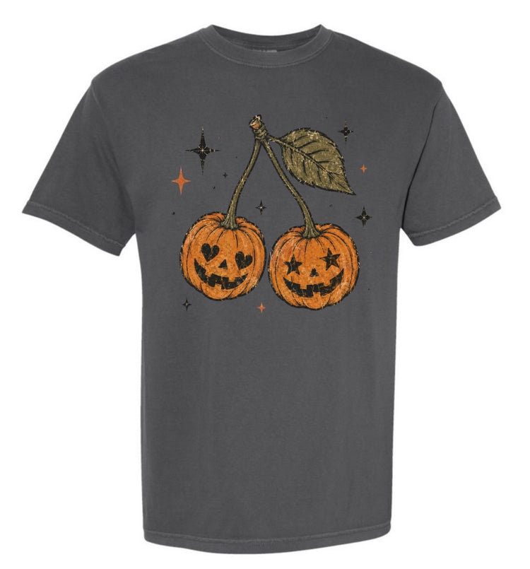 Pumpkin Cherries Graphic T-shirt