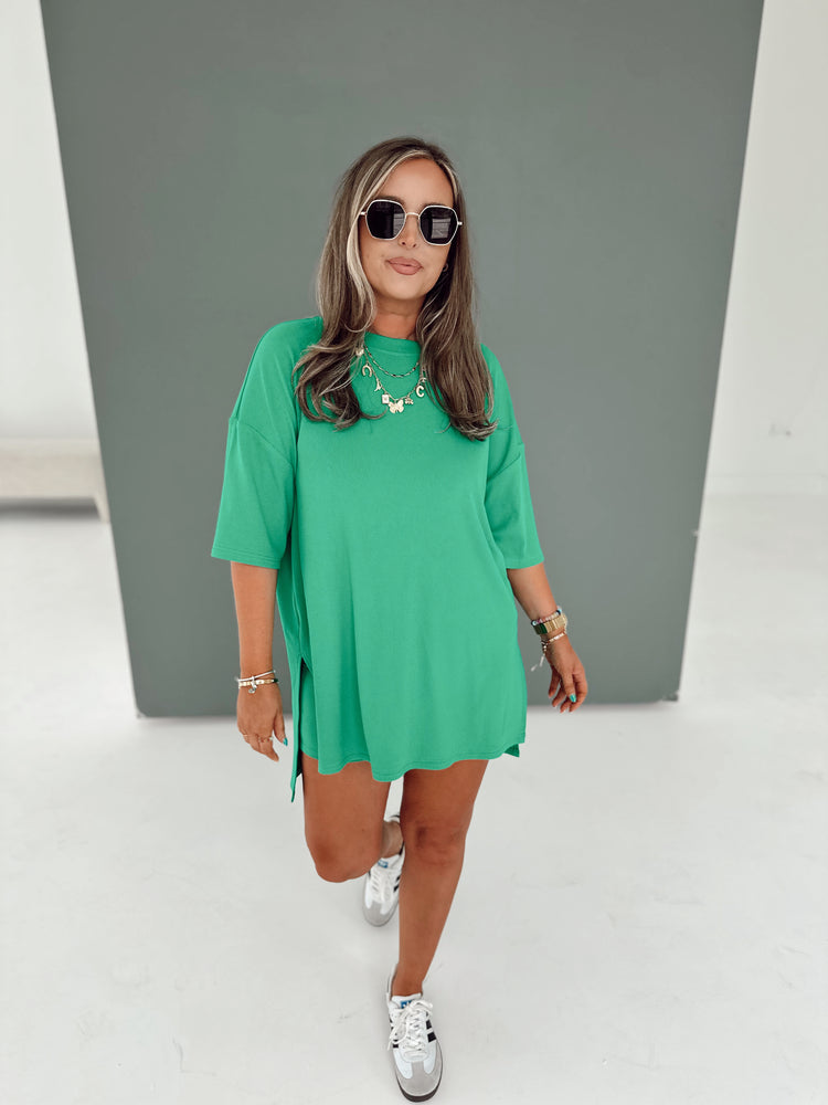 Kelly Green Ribbed Catlyn Set