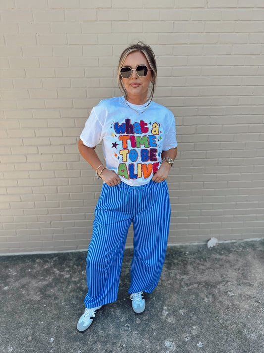 Summer Time Barrels (Stripe Blue)