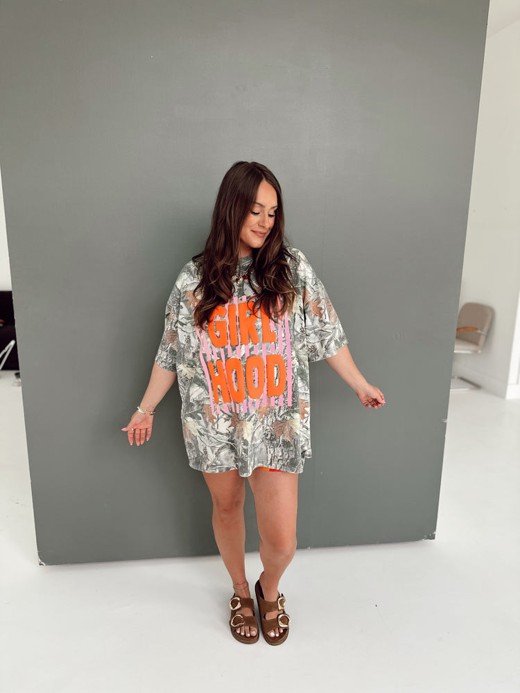 CAMO TEE (GIRLHOOD 0R MOTHER)