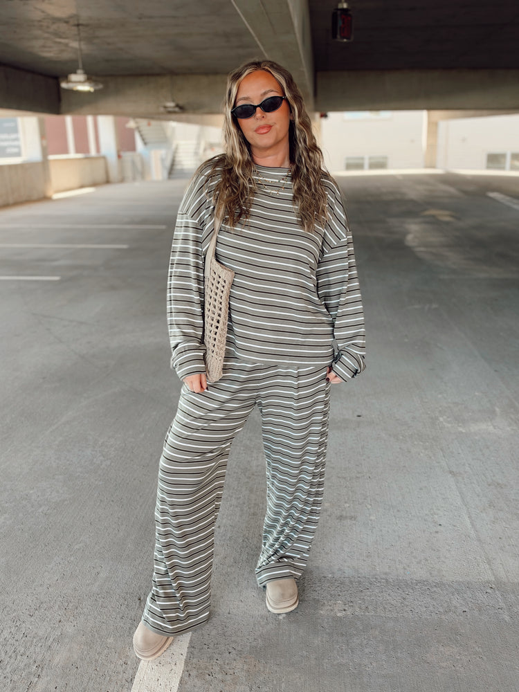 The Comfy Cozy PANTS Set (Moss Green)