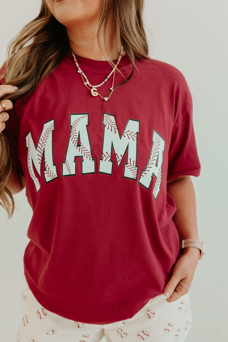 MAMA SPORTS TEE (BASEBALL)