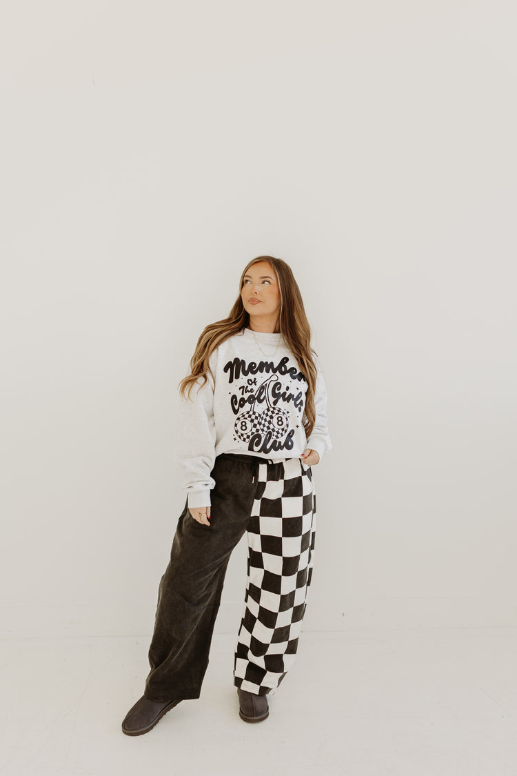 Cool Girls Club Sweatshirt (Ash Grey)
