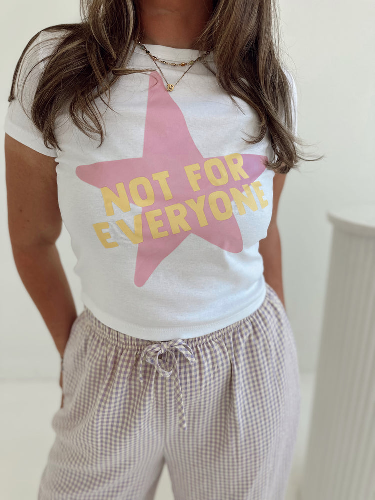 Not for Everyone Bella Canvas Baby Tee