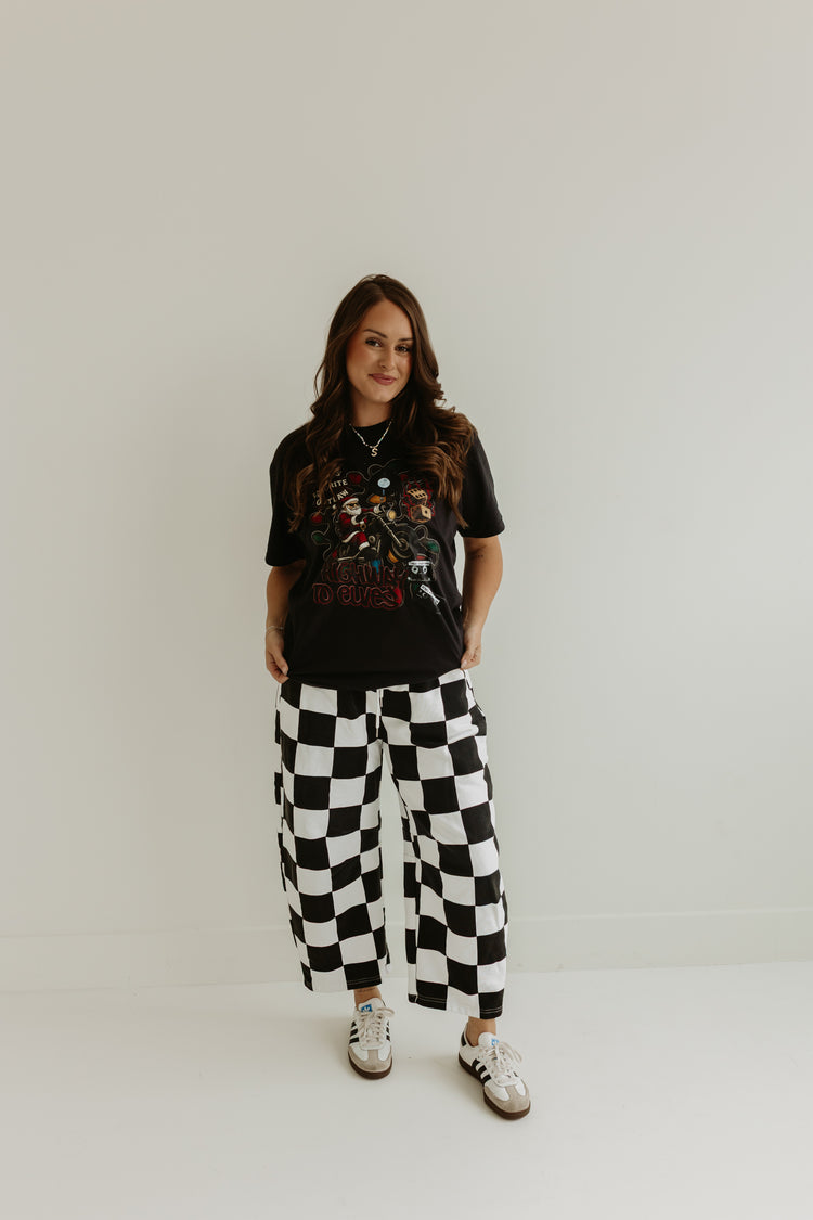 Biker Santa Collage Tshirt