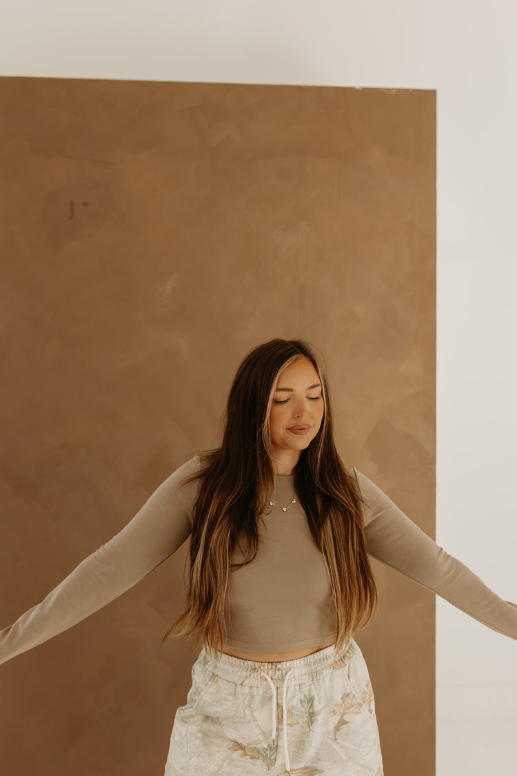 TAUPE Silky Soft Baby tee