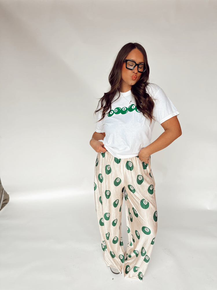 Green 8ball Flowy PANTS