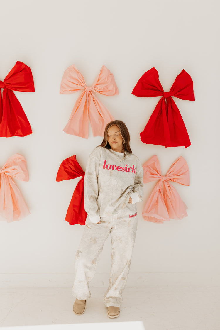 Lovesick Camo Sweatshirt