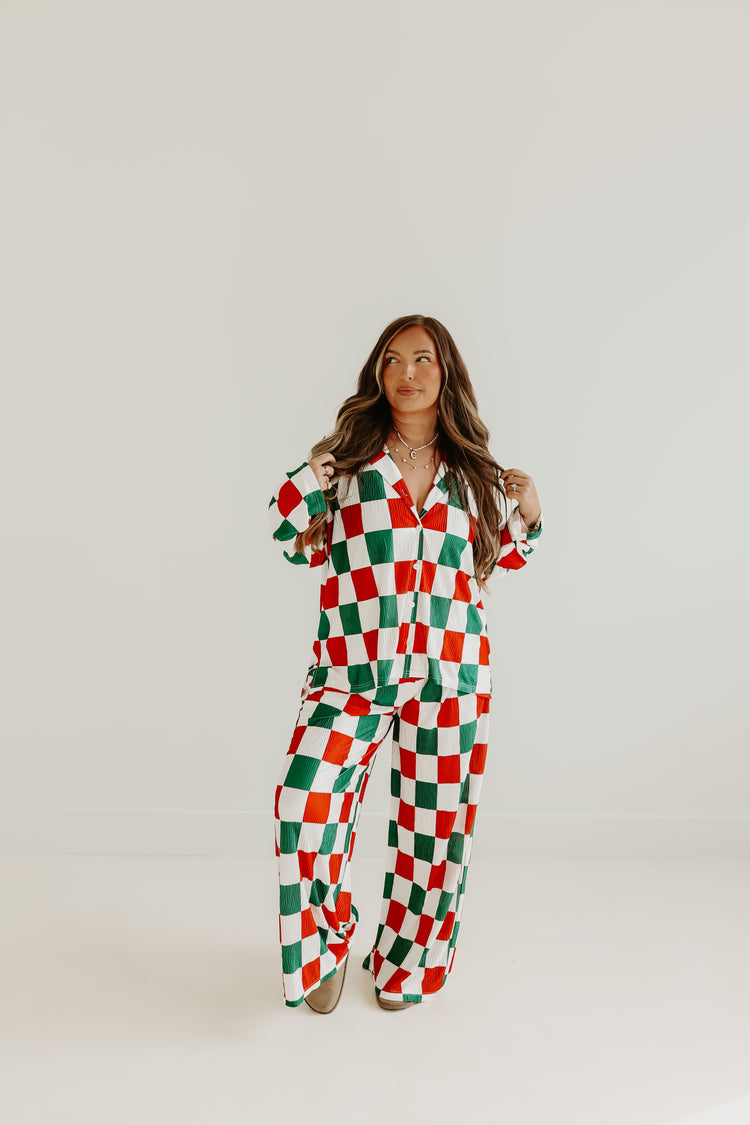 Holiday Checkmate Revamp Pants