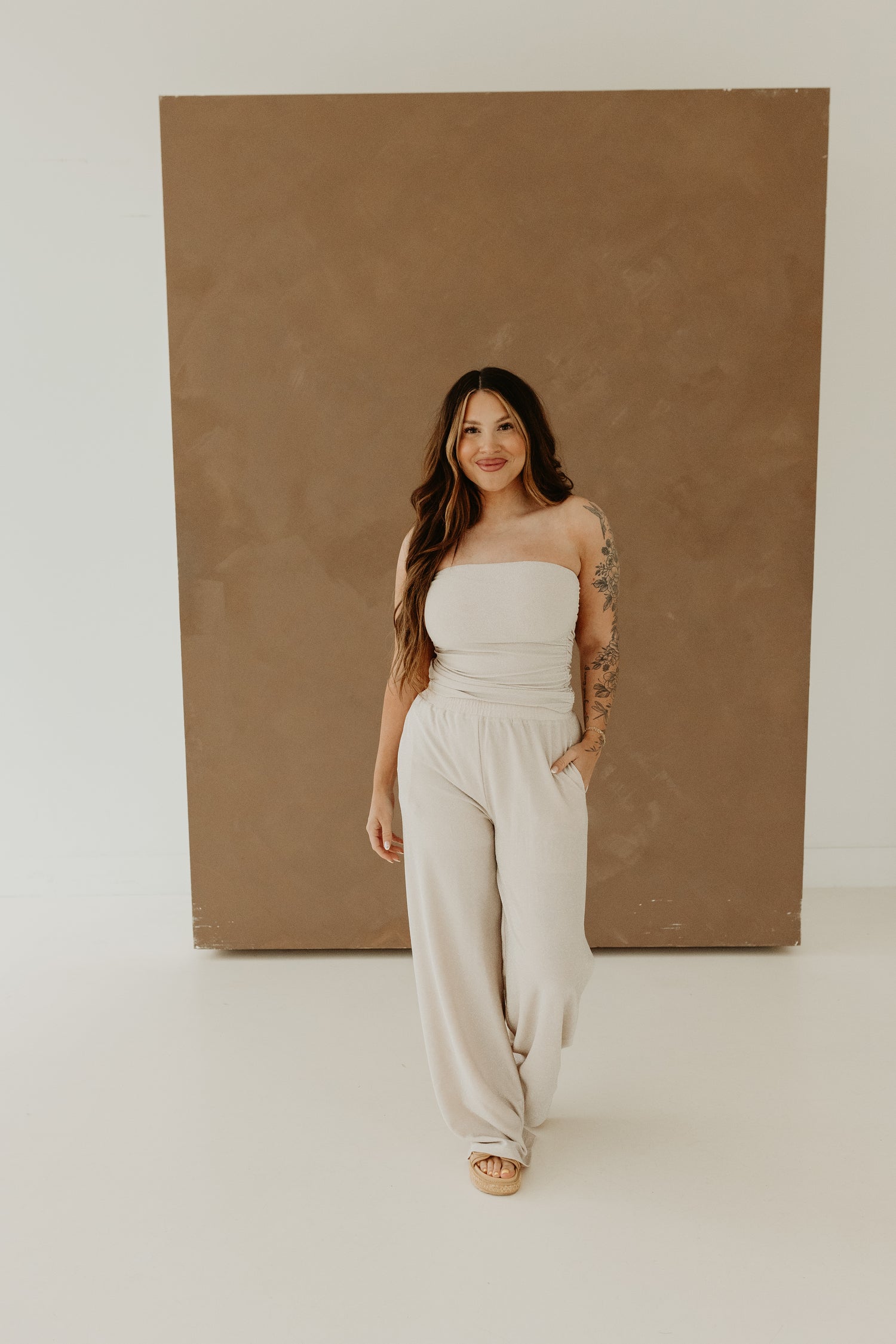 champagne dress pants Formal Pants- Champagne