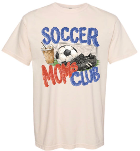 SOCCER MOMS CLUB TEE (FULL LENGTH)