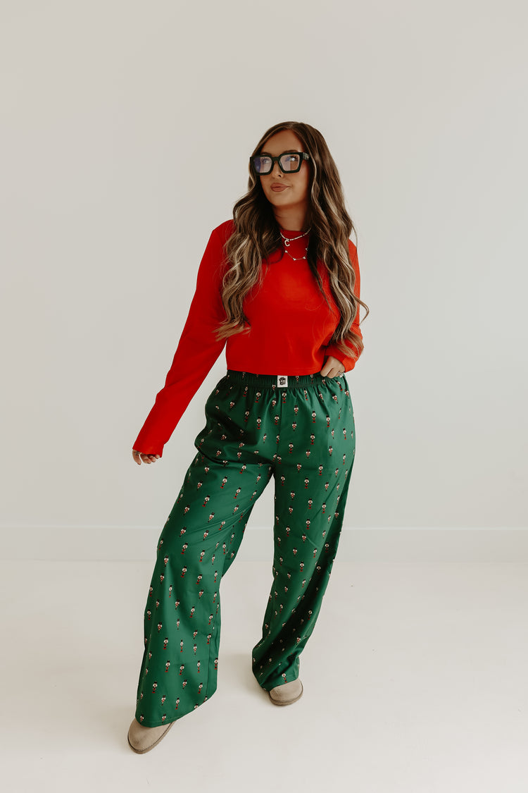 Silky Soft B&B Original Baby tee Long sleeve (Holiday Red)