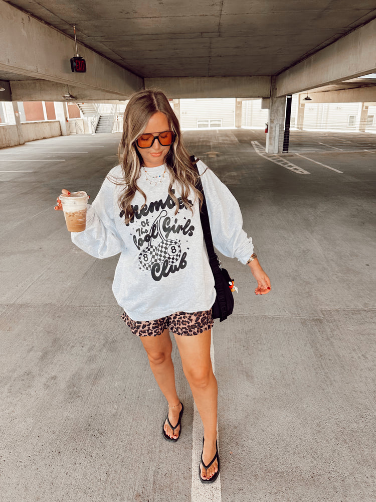 Cool Girls Club Sweatshirt (Ash Grey)