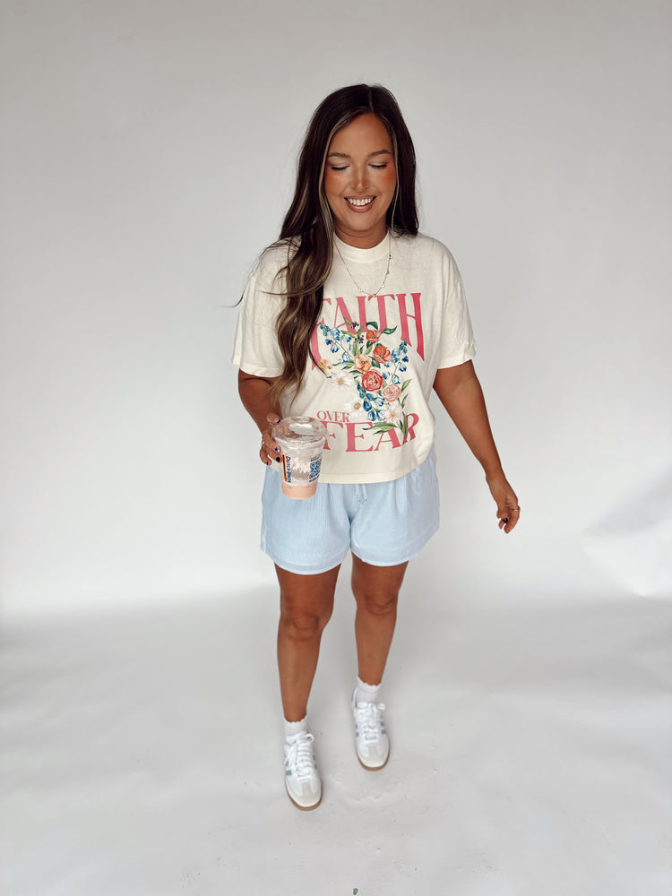 Faith Over Fear Graphic- IVORY (cropped or full length)