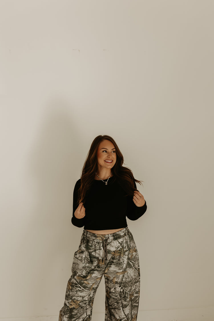 BLACK Silky Soft Baby tee