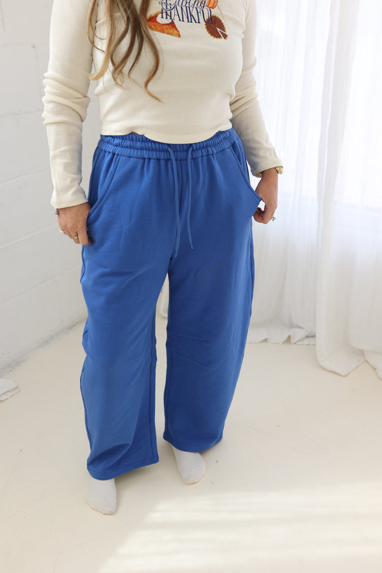 Barrel Sweat Pants ROYAL BLUE