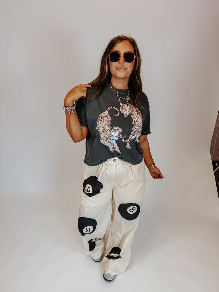 Roaring tigers tee (cropped or full length)