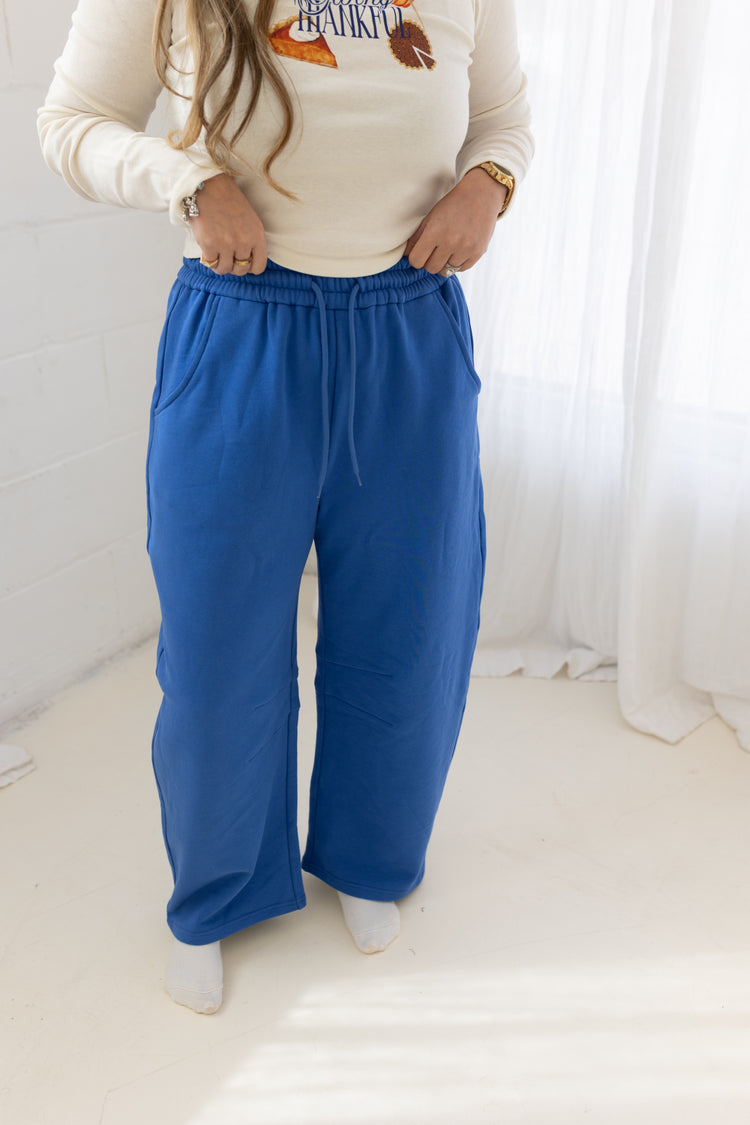 Barrel Sweat Pants ROYAL BLUE