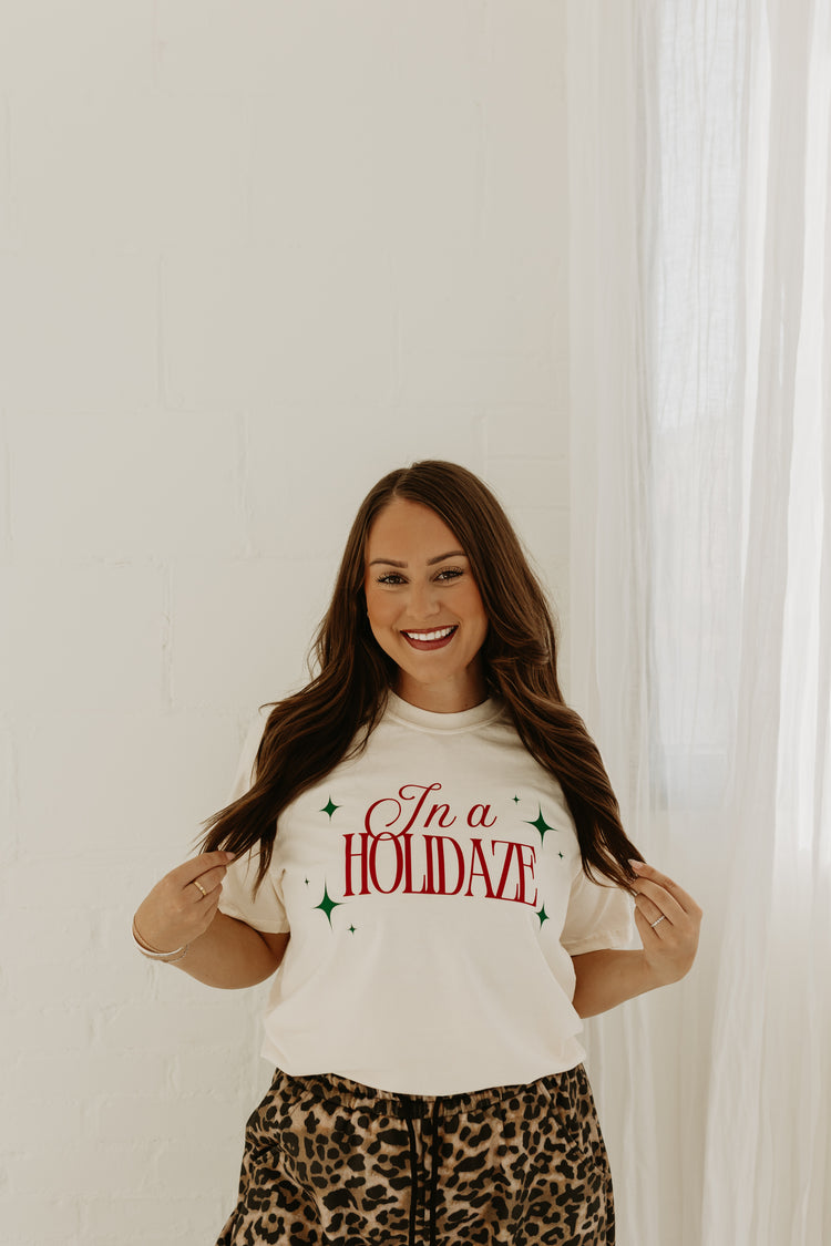 In a Holidaze Graphic tee