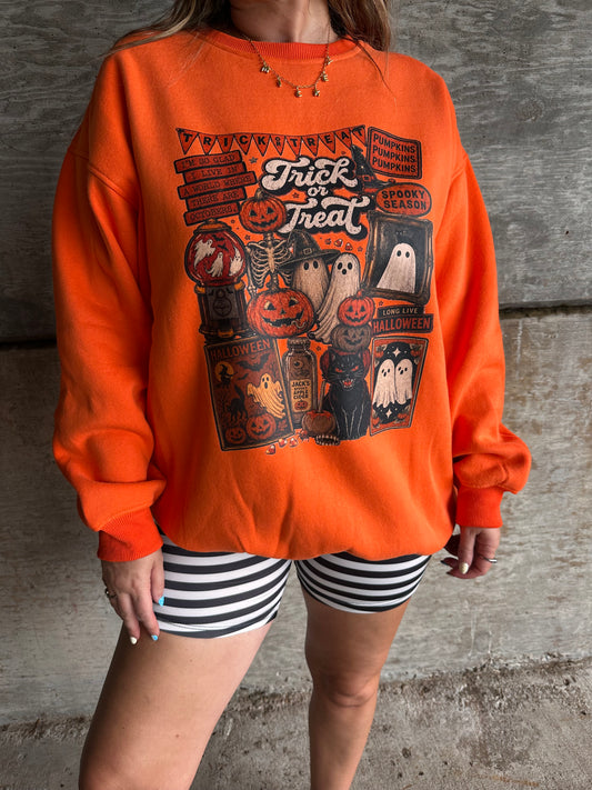 Trick or Treat LUX Oversized Sweatshirt
