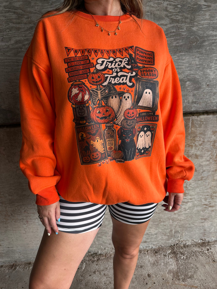 Trick or Treat LUX Oversized Sweatshirt