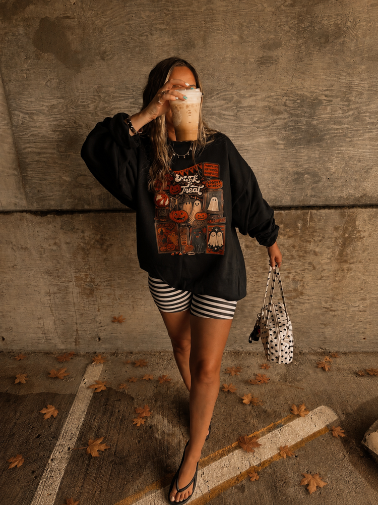 Trick or Treat Sweatshirt (Black)