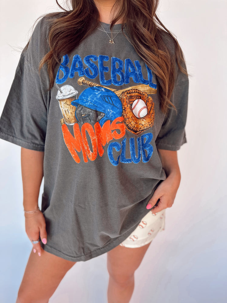 BASEBALL MOMS CLUB TEE (FULL LENGTH)