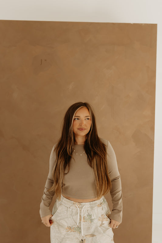 TAUPE Silky Soft Baby tee