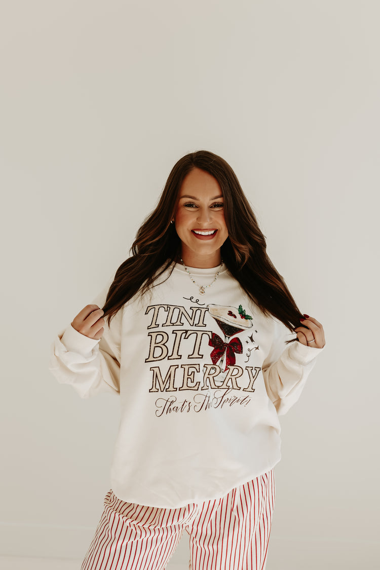 A Tini Bit Merry Sweatshirt
