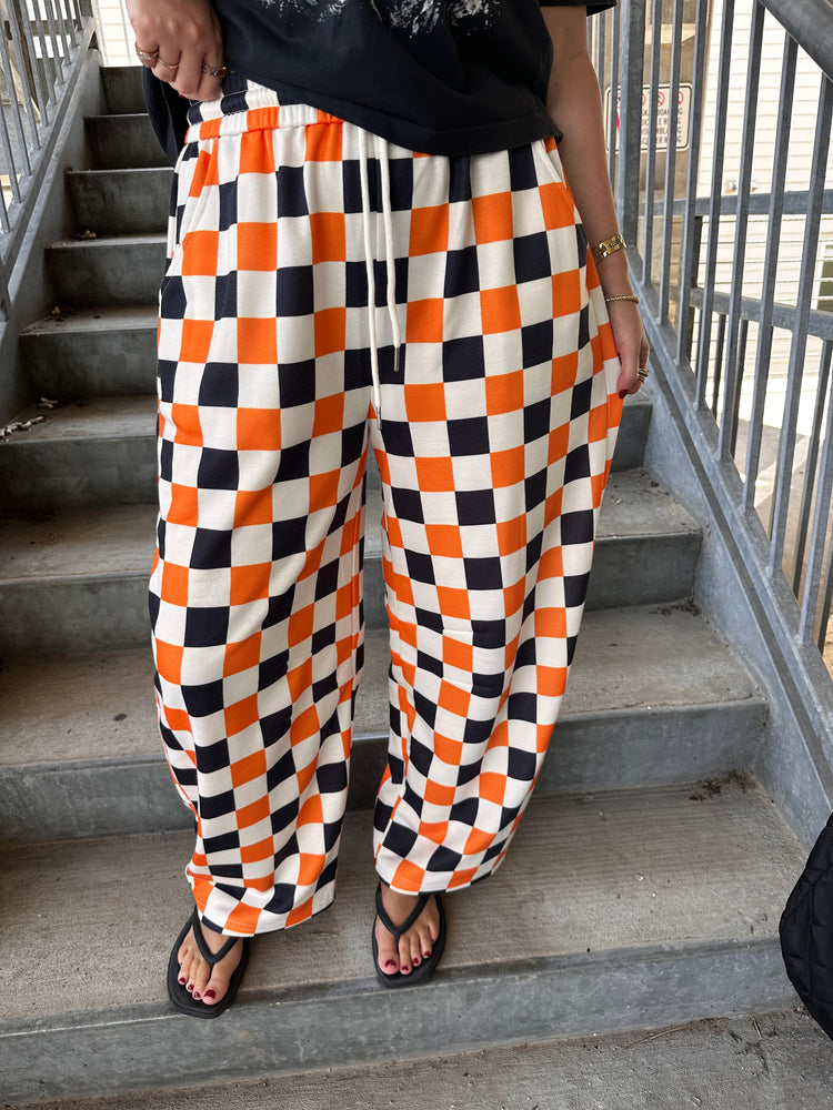 Orange Check (Summer Time Barrels)