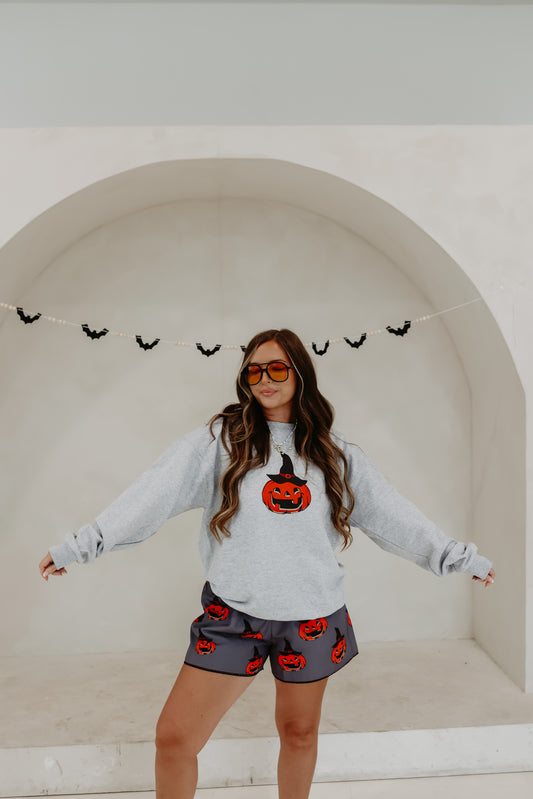 Pumpkin Witch Sweatshirt