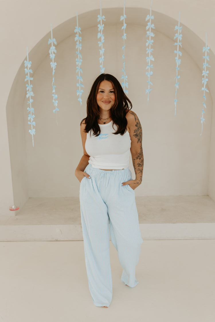 Embroidered Marriage Material TANK