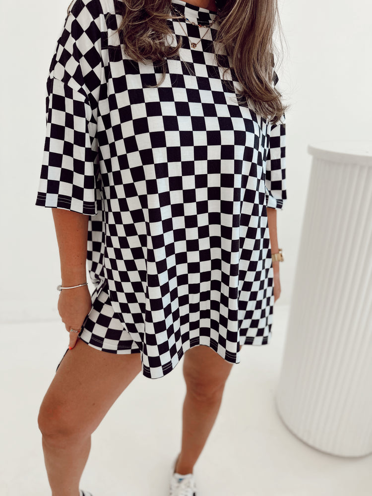 Baby Check T-shirt Lounge Set