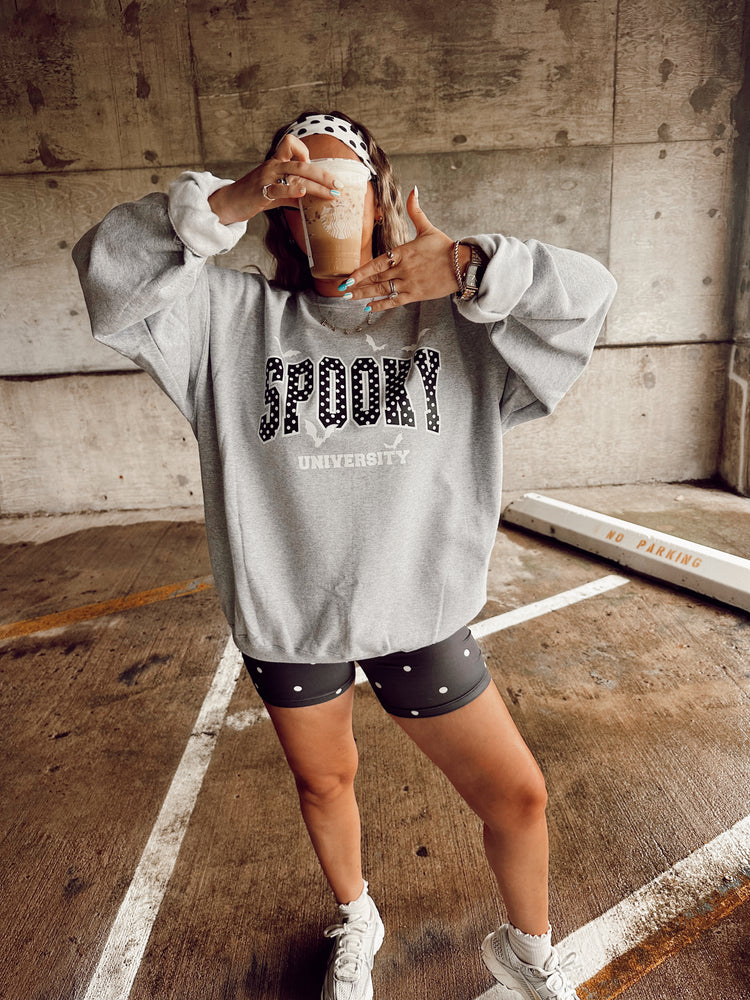 Spooky University Sweatshirt (Sport Grey)