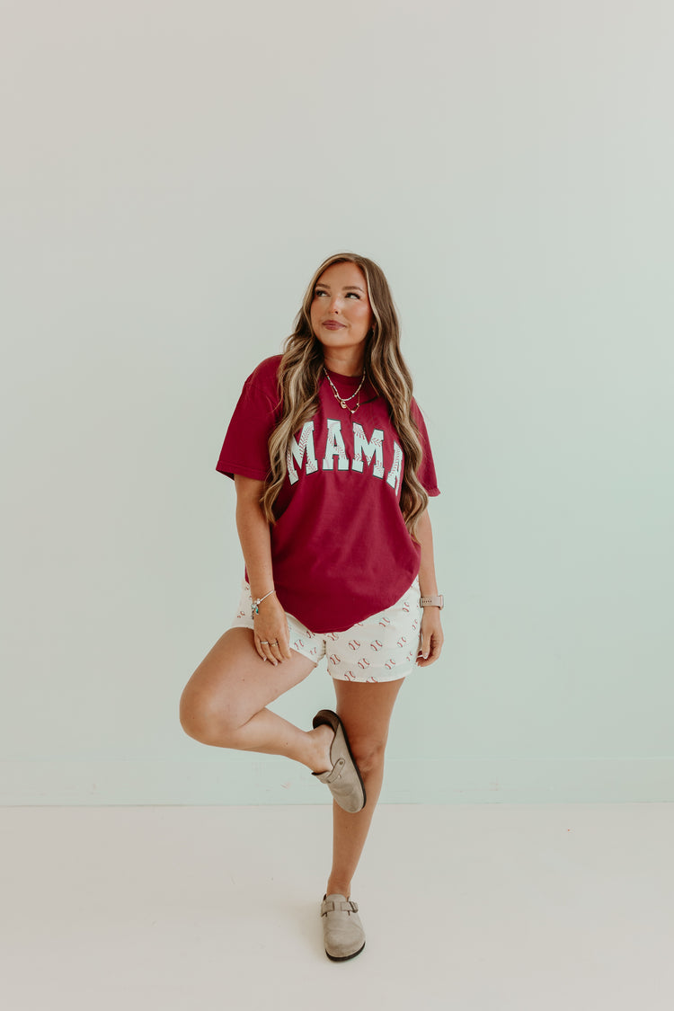 MAMA SPORTS TEE (BASEBALL)