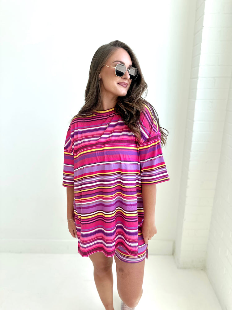 Deep Pink T-Shirt Lounge Set