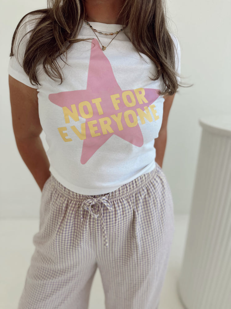 Not for Everyone Bella Canvas Baby Tee