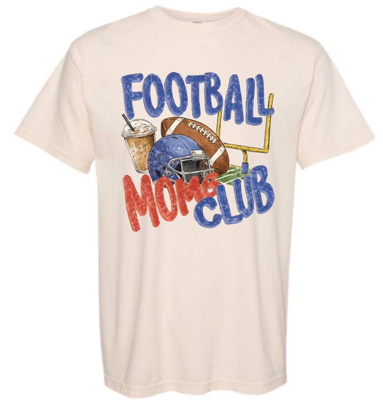 FOOTBALL MOMS CLUB TEE (FULL LENGTH)