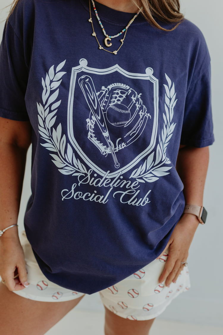 BASEBALL SIDELINE SOCIAL CLUB TEE
