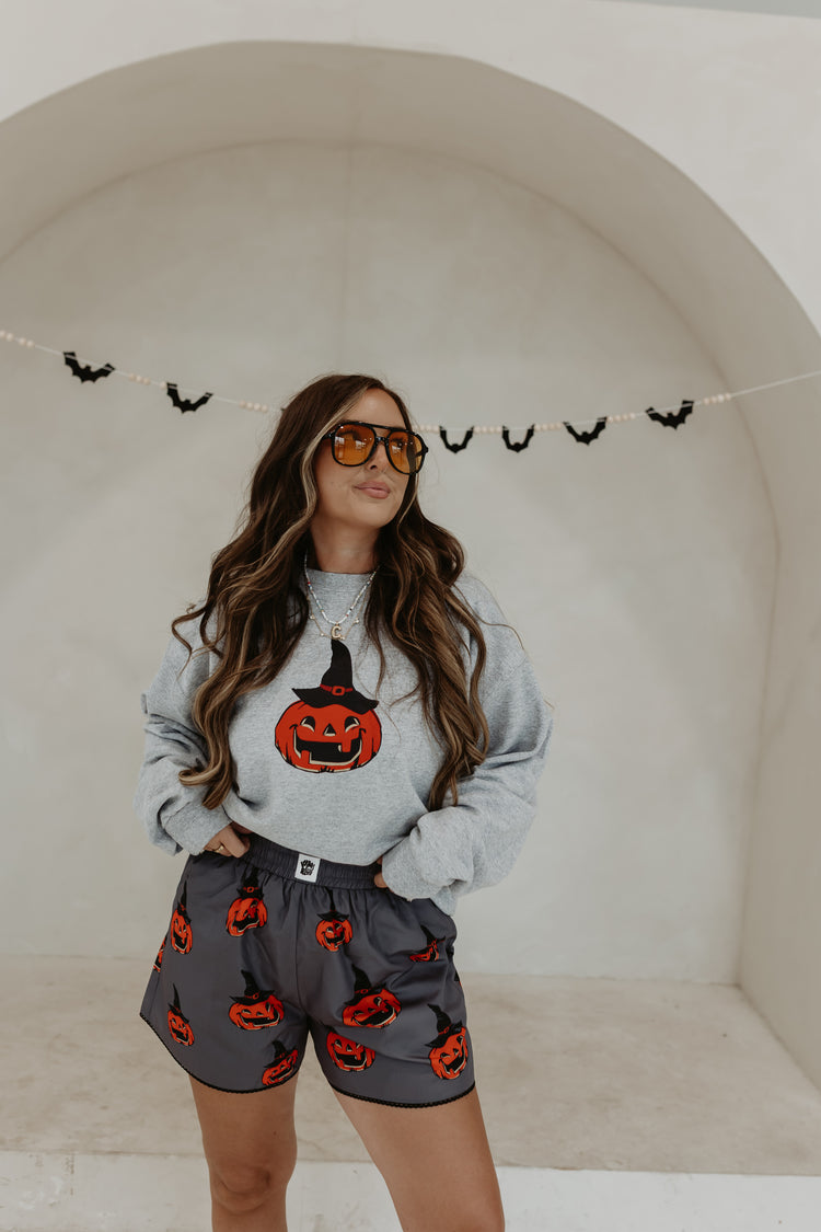 Pumpkin Lace Trim Boxer Shorts