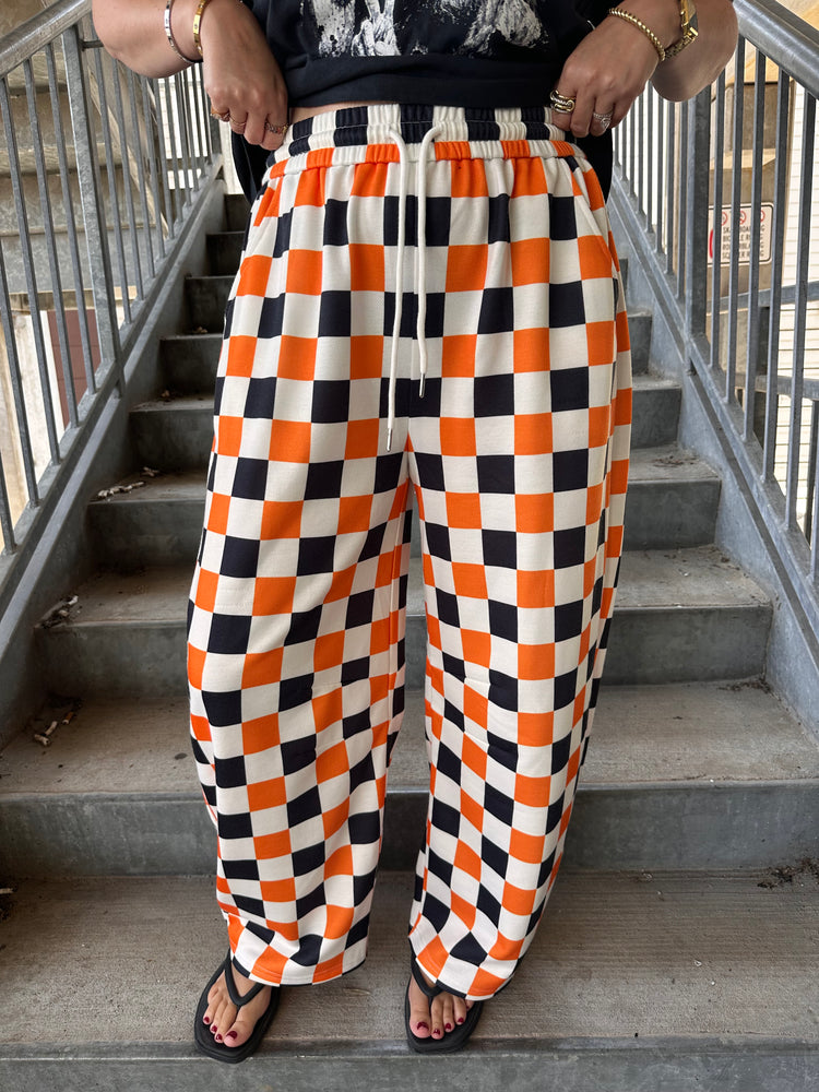 Orange Check (Summer Time Barrels)