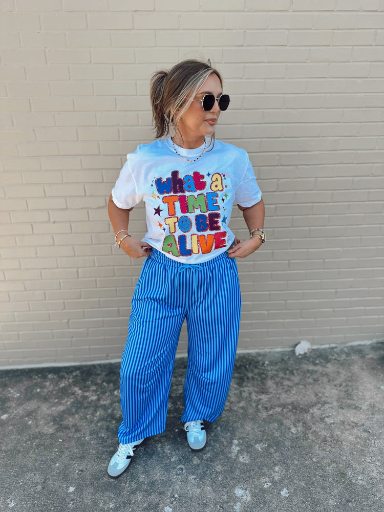 Summer Time Barrels (Stripe Blue)